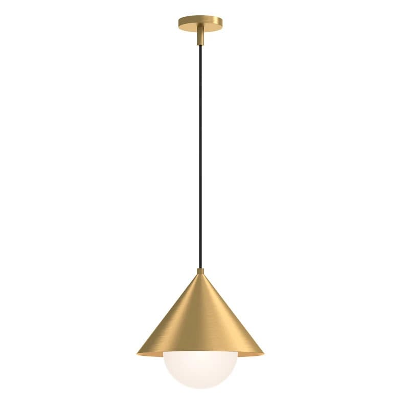 Alora Mood LED Hanglamp Remyck | 1X E27 Max 60W | Brushed Gold