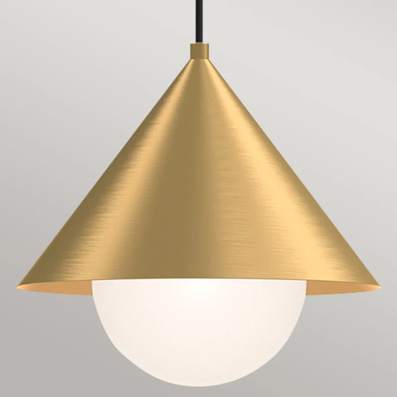 Alora Mood LED Hanglamp Remyck | 1X E27 Max 60W | Brushed Gold thumbnail 2