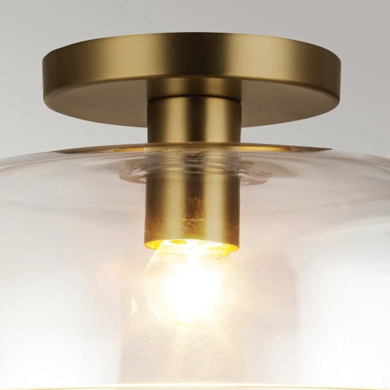 Alora Mood LED Plafondlamp Sylvia | 1X E27 Max 60W | Brushed Gold thumbnail 2
