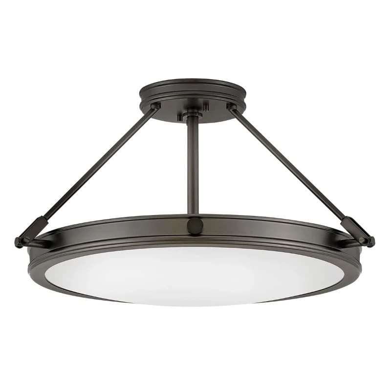 Hinkley LED Plafondlamp Collier | 4X E27 Max 40W | Black Oxide