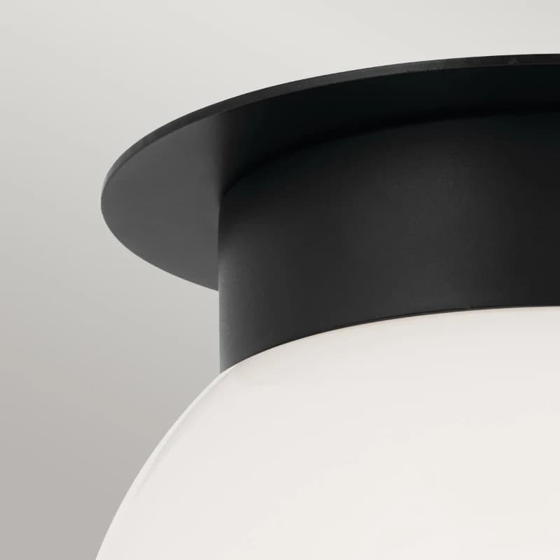 Kichler LED Plafondlamp Albers | 1X E27 Max 40W | Black thumbnail 2