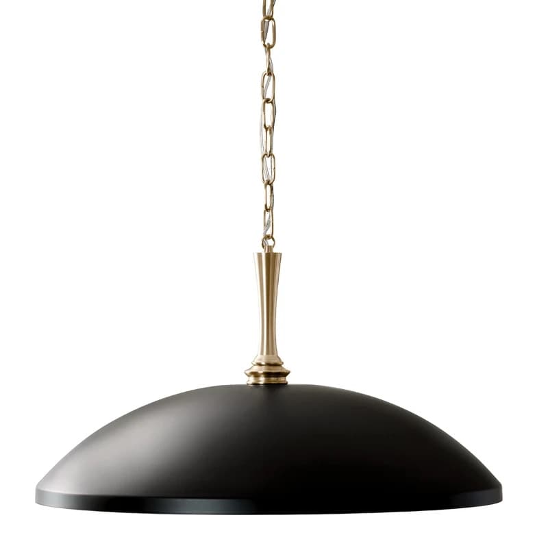 Kichler LED Hanglamp Delarosa | 1X E27 Max 60W | Black&Champagne Bronze thumbnail 2
