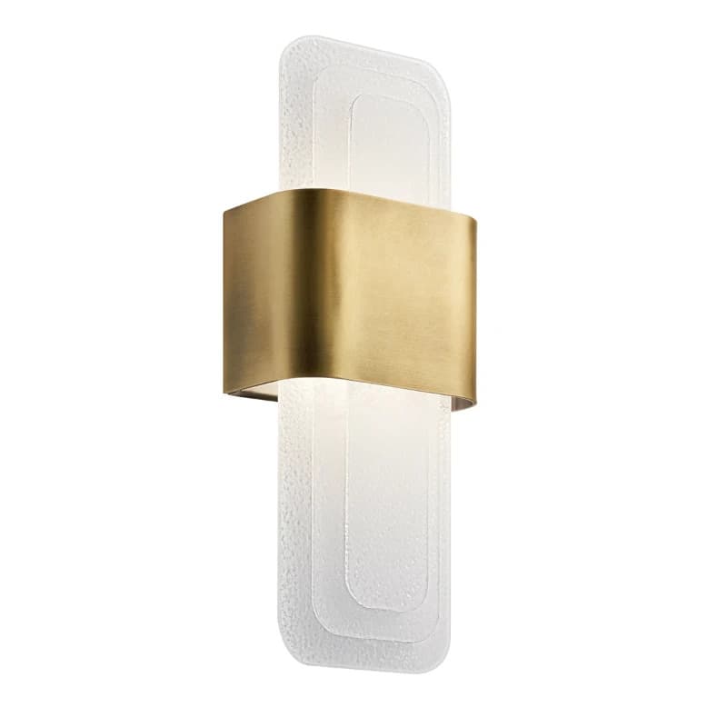 Kichler LED Wandlamp Serene | 16W 3000K 830 | Natural Brass