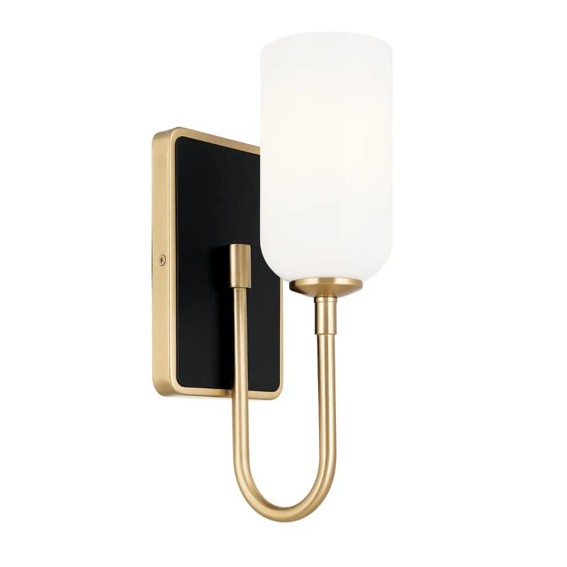 Kichler LED Wandlamp Solia | 1X E27 Max 3W | Champagne Bronze&Black