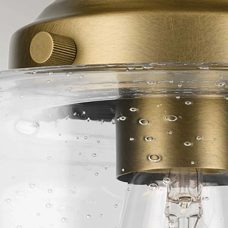 Kichler LED Plafondlamp Winslow | 1X E27 Max 60W | Natural Brass thumbnail 2