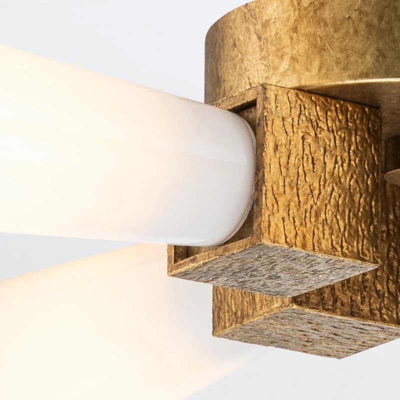 Elstead Lighting LED Hanglamp Kristy | 4X E27 Max 40W | Distressed Gold thumbnail 2