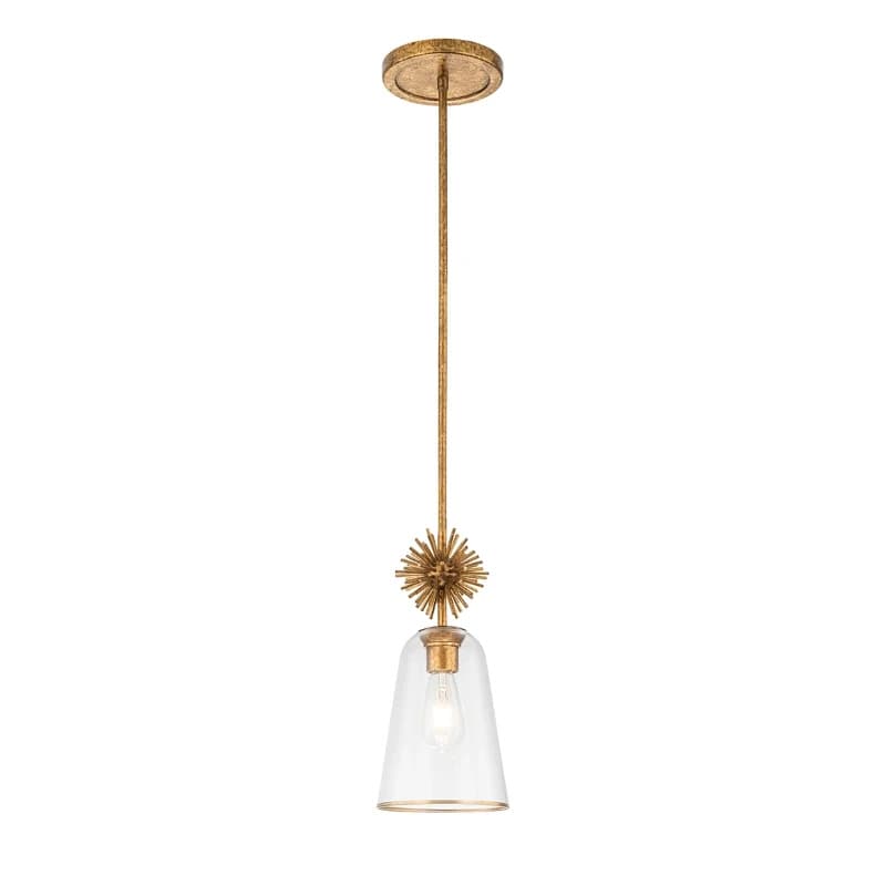 Elstead Lighting LED Hanglamp Staring | 1X E27 Max 40W | Distressed Gold