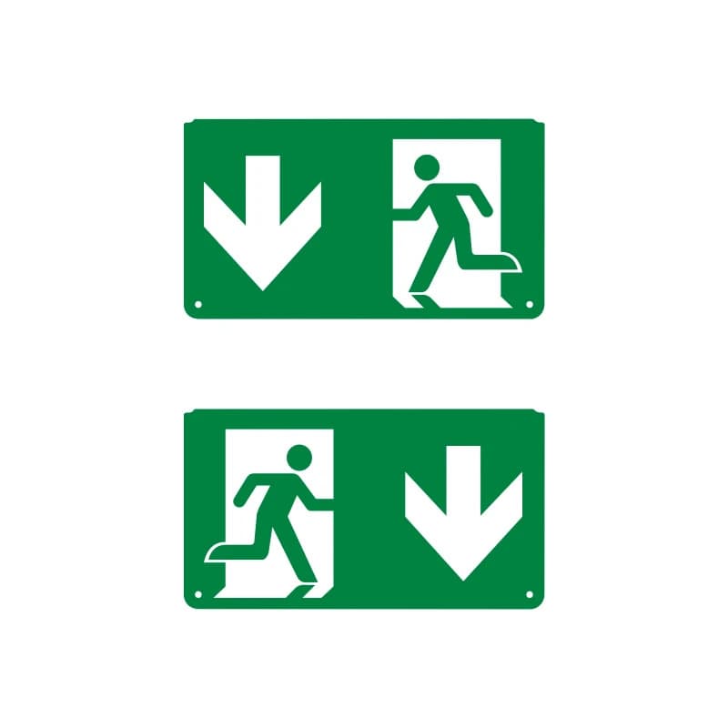 Ledvance Noodverlichting Pictogram | EMERGENCY EXIT SIGN PICTOGRAMS PICTO DOWN | 4099854261312