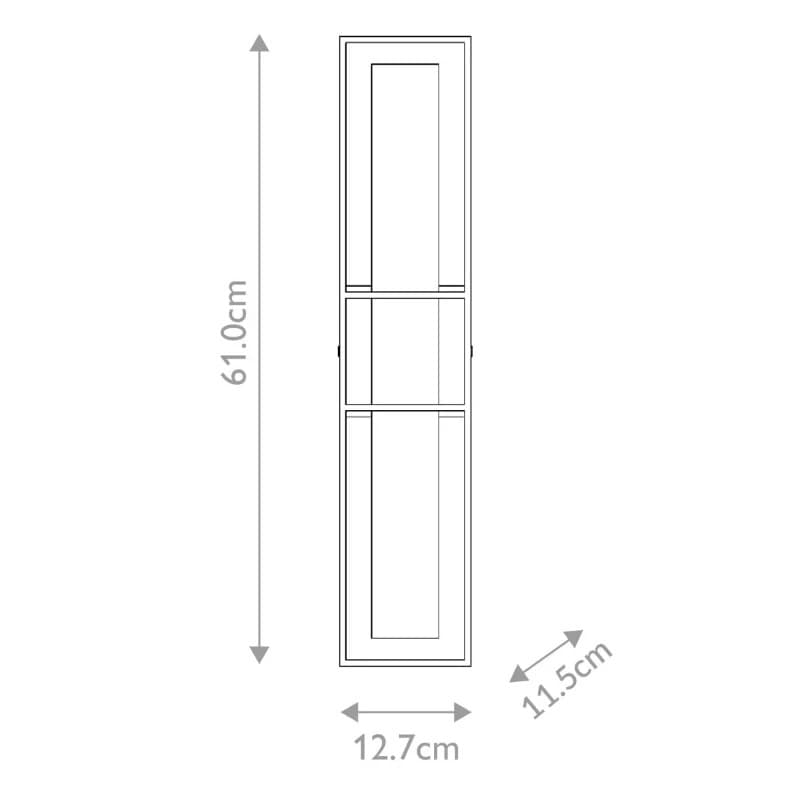 Eurofase LED Wand Buitenlamp Blakley | 20W 3000K 930 | Brushed Gold thumbnail 2