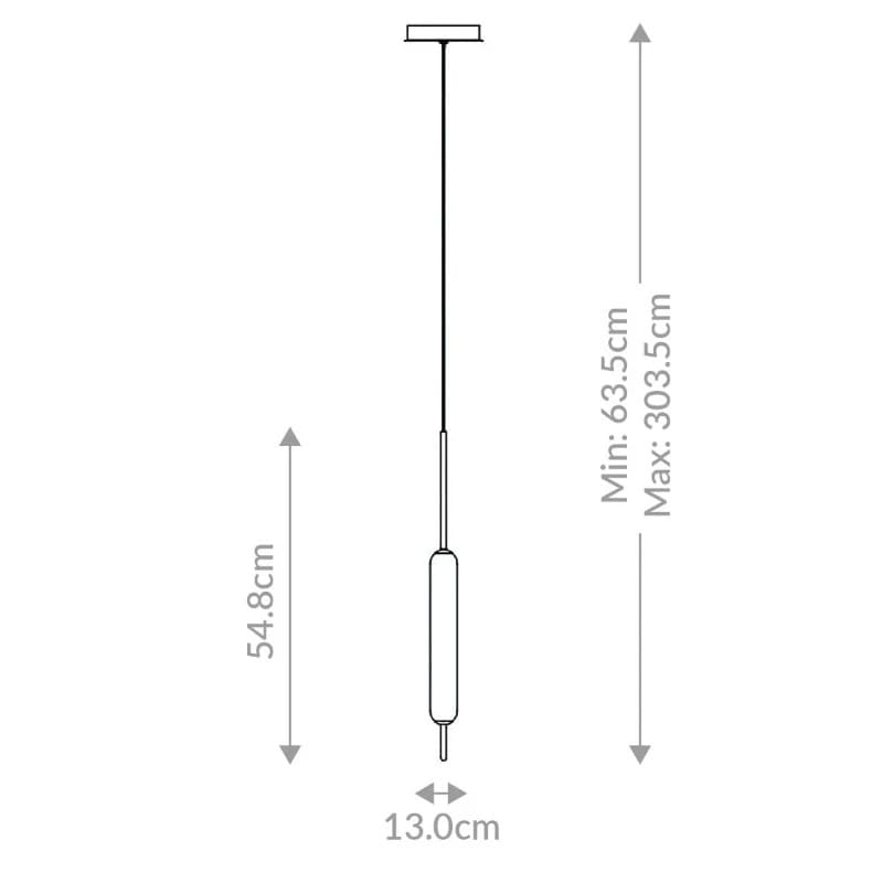 Eurofase LED Hanglamp Cumberland | 10W 3000K 930 | Matte Black thumbnail 2