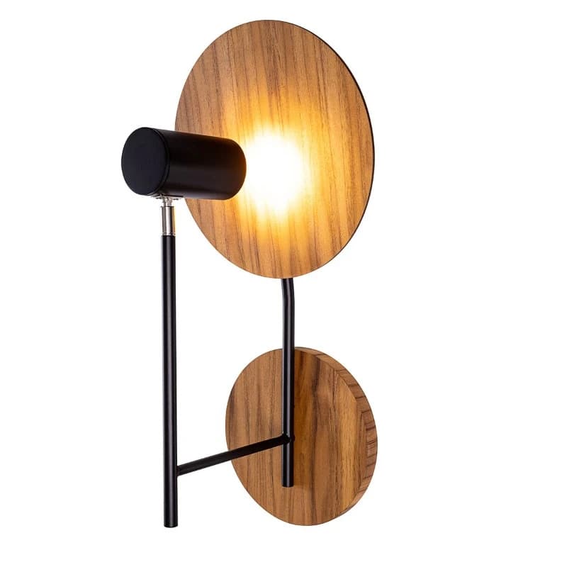 Accord Houten LED Wandlamp Dot | 8W | Teak
