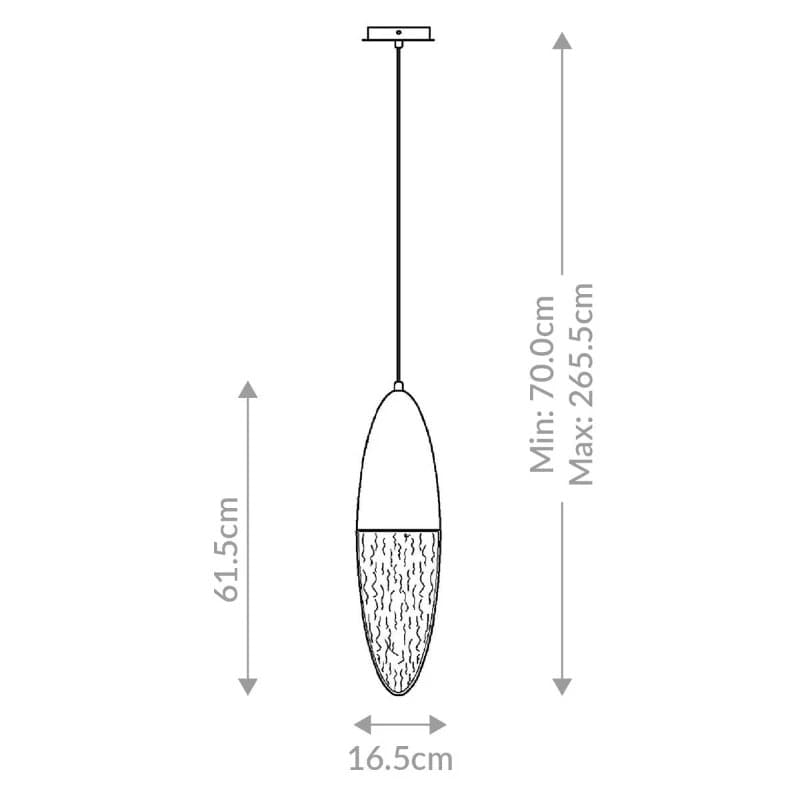 Eurofase LED Hanglamp Ecrou | 8W 3000K 930 | Matte Black thumbnail 2