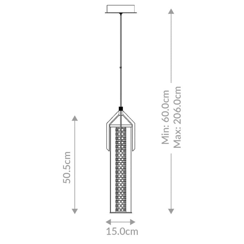 Eurofase LED Hanglamp Espada | 18W 3000K 930 | Polished Chrome thumbnail 2
