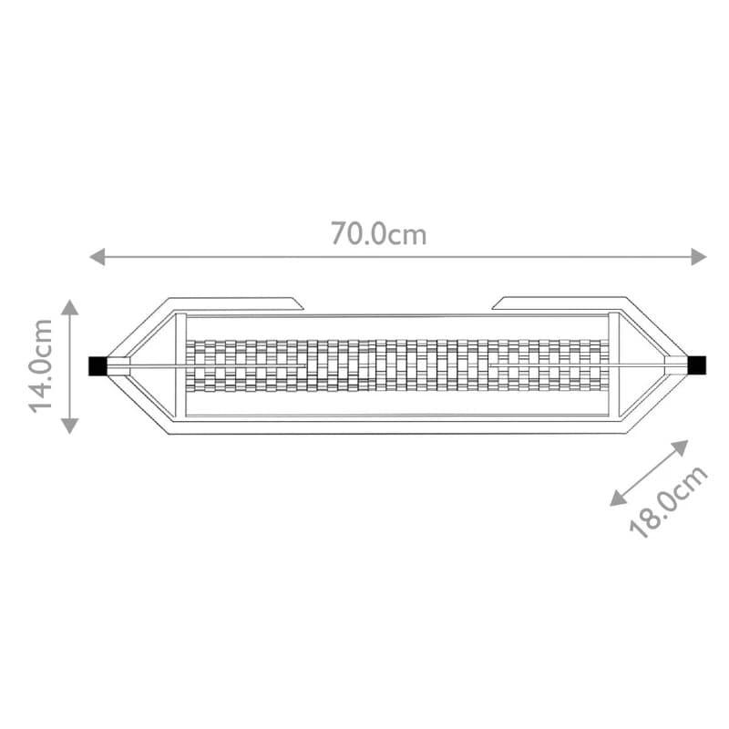 Eurofase LED Wandlamp Espada | 23W 3000K 930 | Polished Chrome thumbnail 2