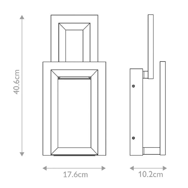 Eurofase LED Wandlamp Inizio | 20W 3000K 930 | Matte Black thumbnail 2