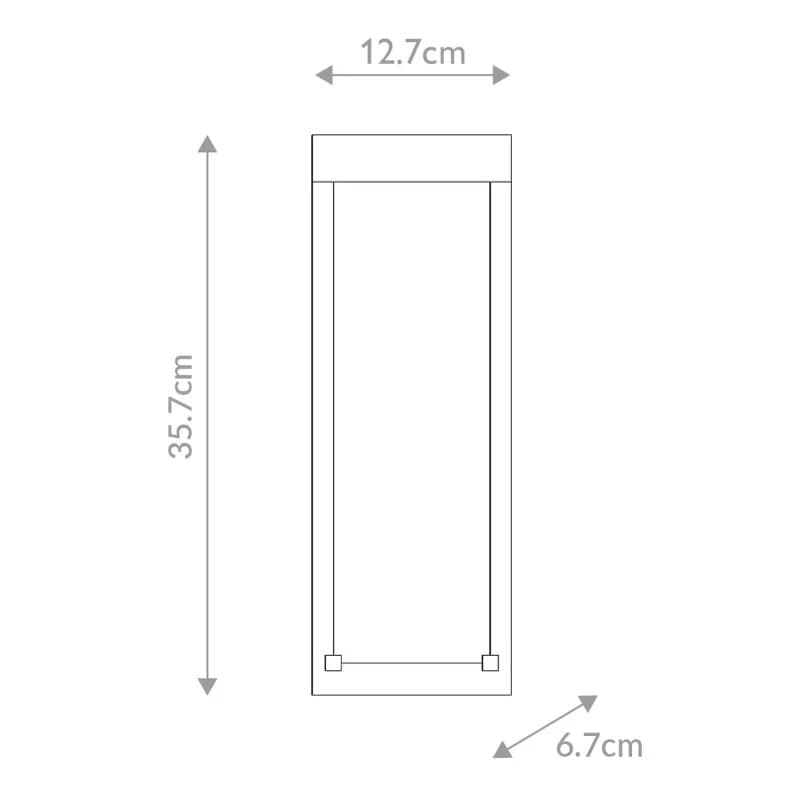 Eurofase LED Wandlamp Kabo | 6W 3000K 830 | Textured Black thumbnail 2