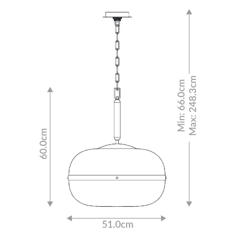 Eurofase LED Hanglamp Nottingham | 3X E27 Max 40W | Antique Brass thumbnail 2