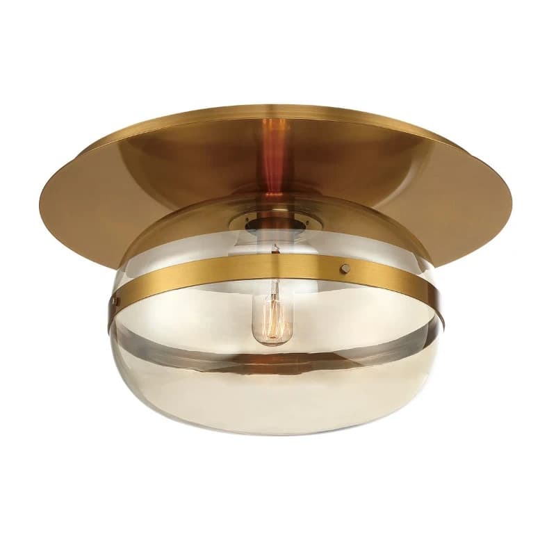 Eurofase LED Plafondlamp Nottingham | 1X E27 Max 40W | Antique Brass