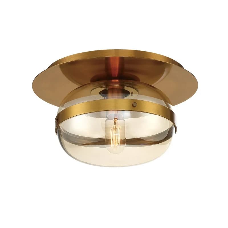Eurofase LED Plafondlamp Nottingham | 1X E27 Max 40W | Antique Brass