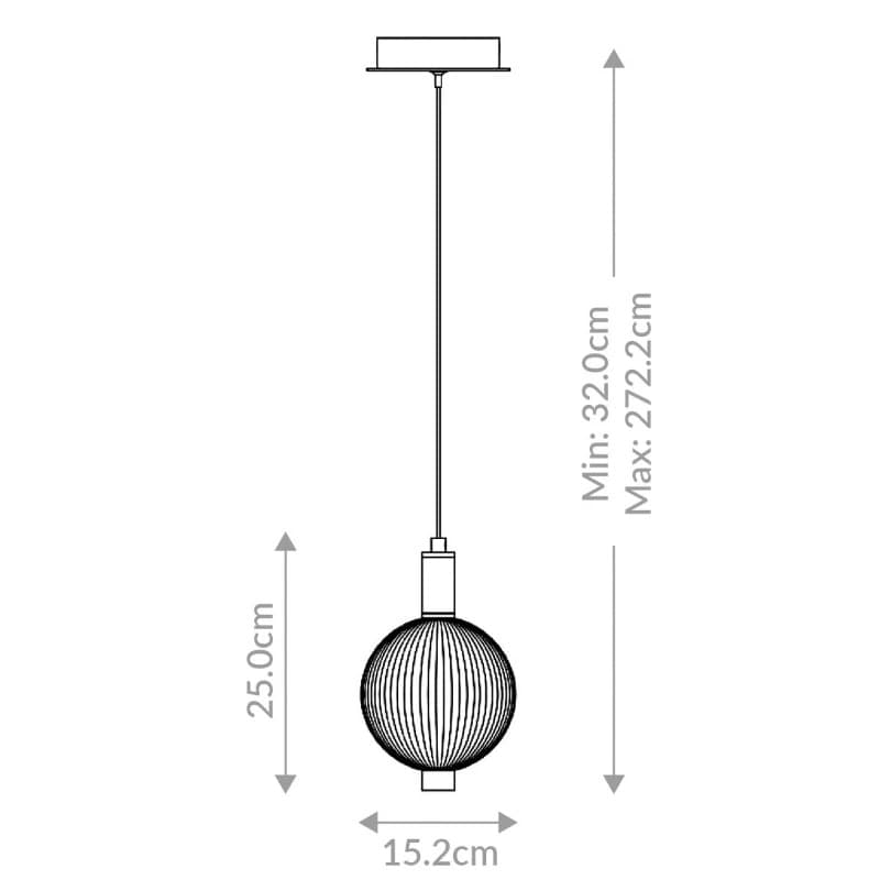 Eurofase LED Hanglamp Palmas | 12W 3000K 930 | Polished Nickel thumbnail 2