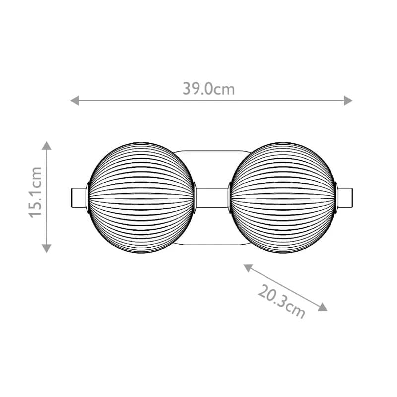 Eurofase LED Wandlamp Palmas | 18W 3000K 930 | Brushed Gold thumbnail 2