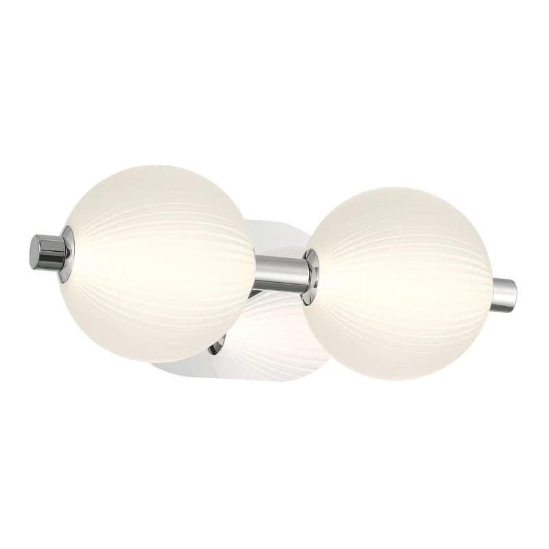 Eurofase LED Wandlamp Palmas | 18W 3000K 930 | Polished Nickel