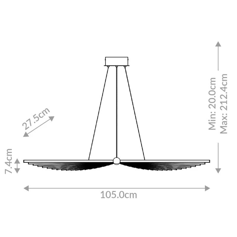 Eurofase LED Kroonluchter | 57W 3000K 830 | Matte Black thumbnail 2