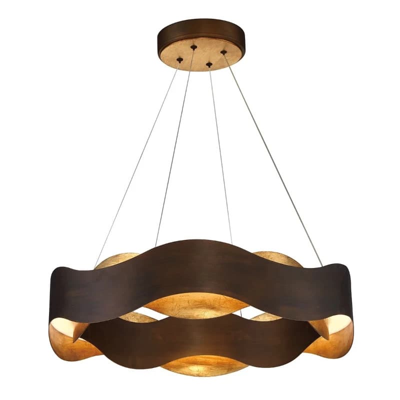 Eurofase LED Kroonluchter | 80W 3000K 830 | Bronze and Brushed Gold