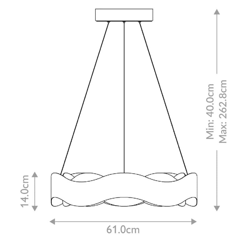 Eurofase LED Kroonluchter | 80W 3000K 830 | Bronze and Brushed Gold thumbnail 2