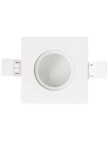 Interlight Frames MR16 GU10 | MR16 frame 90mm vierkant wit RAL9016 IP65