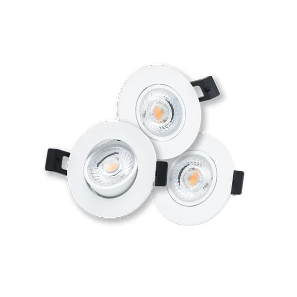 Interlight LED DownlighterØ64mm | 24W 2700K 1920Lm | 827 IP44 Dimbaar | Camini