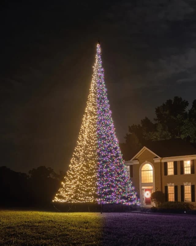Fairybell Luminous Switch | 1000cm 8000 LEDs | Meerkleurig | LED niet uitwisselbaar | Exclusief Mast