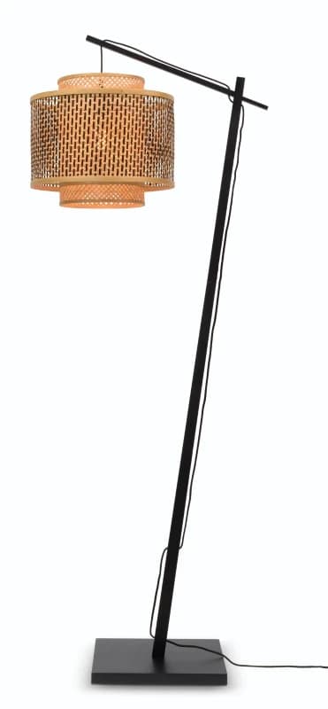 Good&Mojo Bamboe LED Staande Lamp Bhutan | 1X E27 Max 60W | Natural/Black