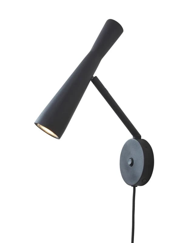 it's about RoMi LED Wandlamp Bordeaux | 1X GU10 Max 5W | Black