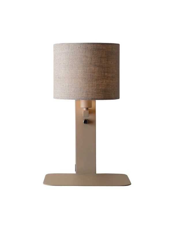 it's about RoMi LED Wandlamp Florence | 1X E14 Max 40W | Sand/Dark Linen