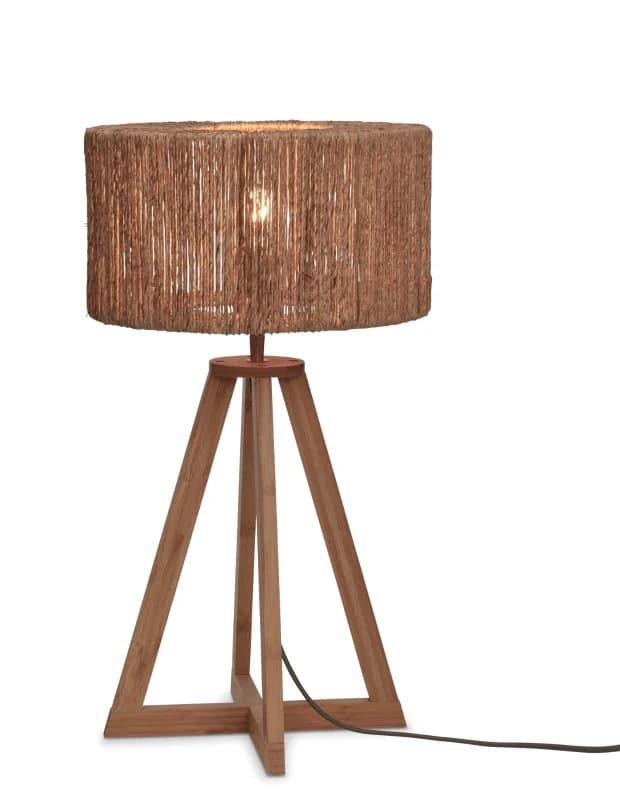 Good&Mojo Bamboe LED Tafellamp Iguazu | 1X E27 Max 40W | Natural