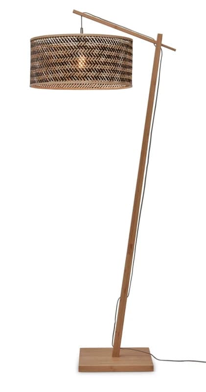 Good&Mojo Bamboe LED Staande Lamp Java | 1X E27 Max 60W | Natural/Black