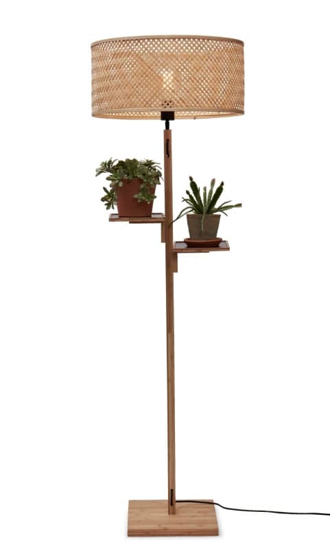 Good&Mojo Bamboe LED Staande Lamp Java | 1X E27 Max 60W | Natural