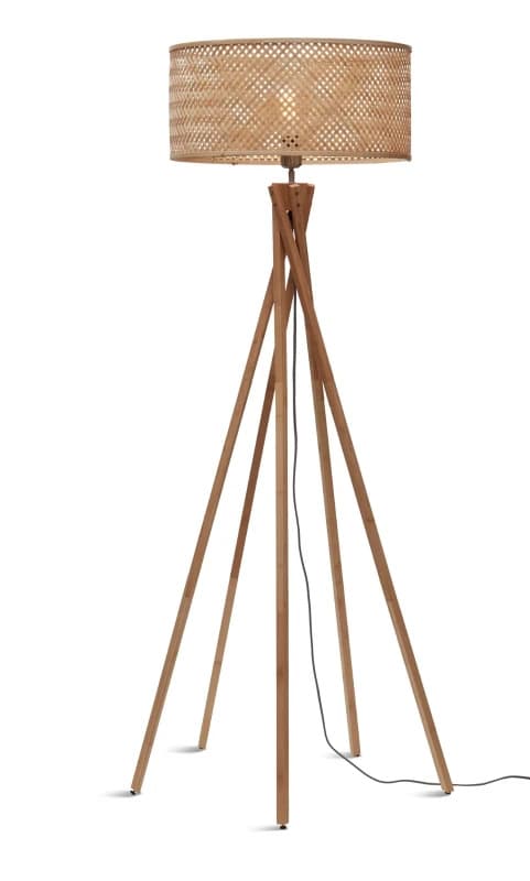 Good&Mojo Bamboe LED Staande Lamp Java | 1X E27 Max 60W | Natural