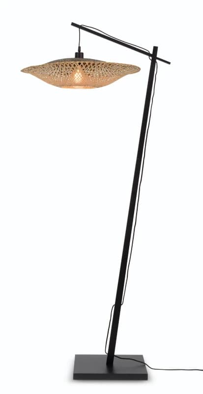 Good&Mojo LED Staande Lamp Kalimantan | 1X E27 Max 60W | Natural/Black