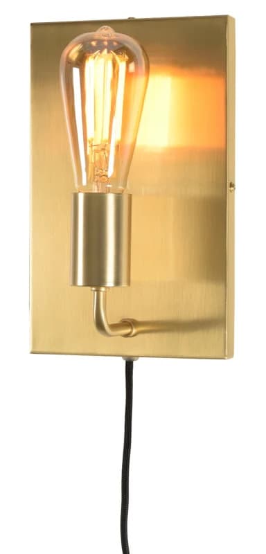 it's about RoMi LED Wandlamp Madrid | 1X E27 Max 60W | Gold