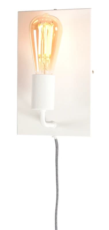 it's about RoMi LED Wandlamp Madrid | 1X E27 Max 60W | White