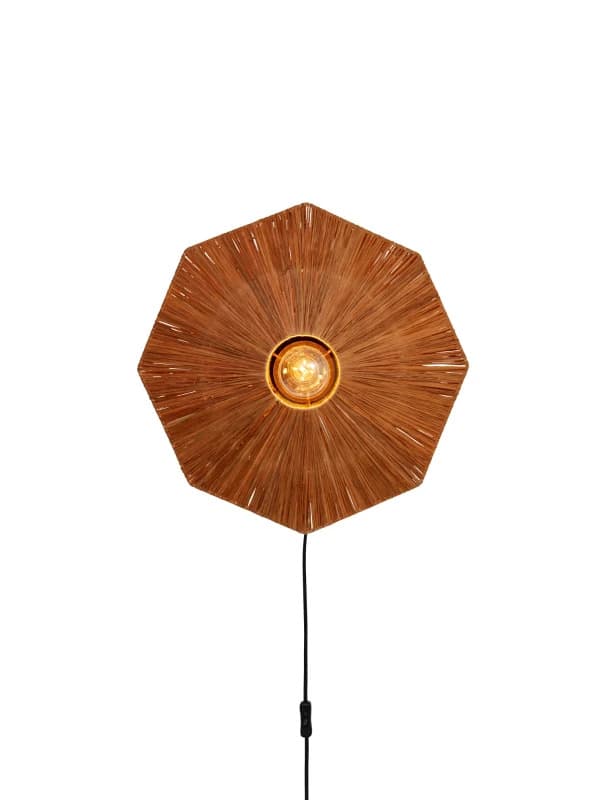 Good&Mojo LED Wandlamp Panama | E27 60W | Brown