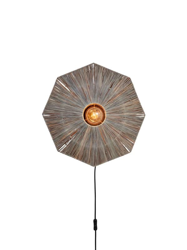 Good&Mojo LED Wandlamp Panama | E27 60W | Dark Grey