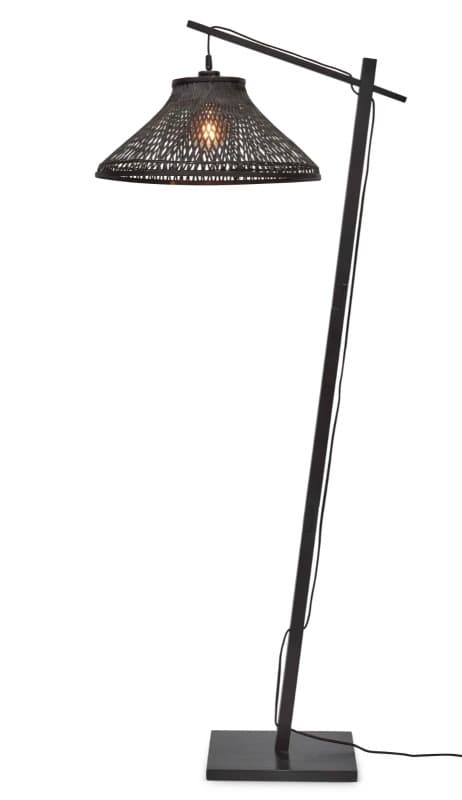Good&Mojo Bamboe LED Staande Lamp Tahiti | 1X E27 Max 60W | Black