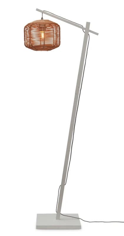 Good&Mojo Bamboe LED Staande Lamp Tanami | 1X E27 Max 60W | White/Natural