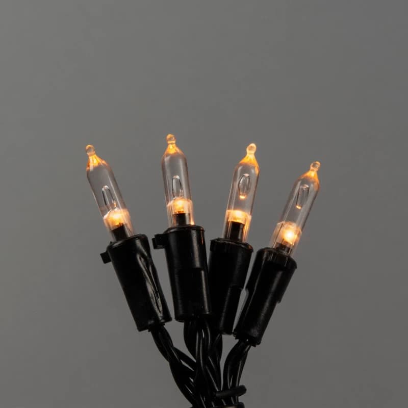 Konstsmide Lichtketting | 40 Lichtpunten Extra Warmwit | 5,85m Zwarte Kabel | Op Batterij (3xAA, excl.) | Met Timer | Spacing 15cm | Voor Buiten thumbnail 2