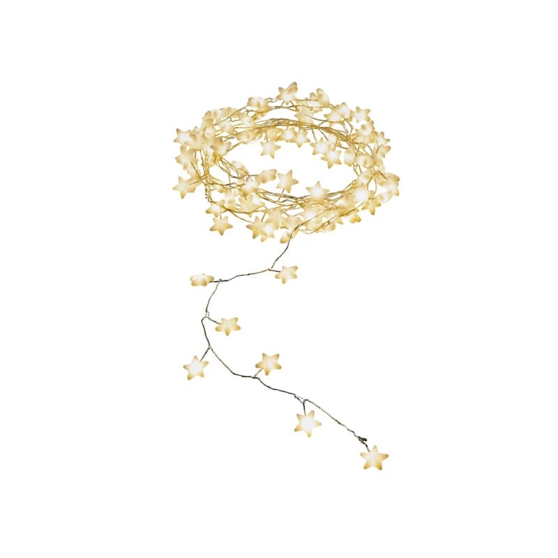 Konstsmide LED Lichtketting | 90 Lichtpunten 1,8W Warm Wit 4,5V | Zilverdraad 4,45m | 5m aansluitsnoer | Alleen voor binnengebruik