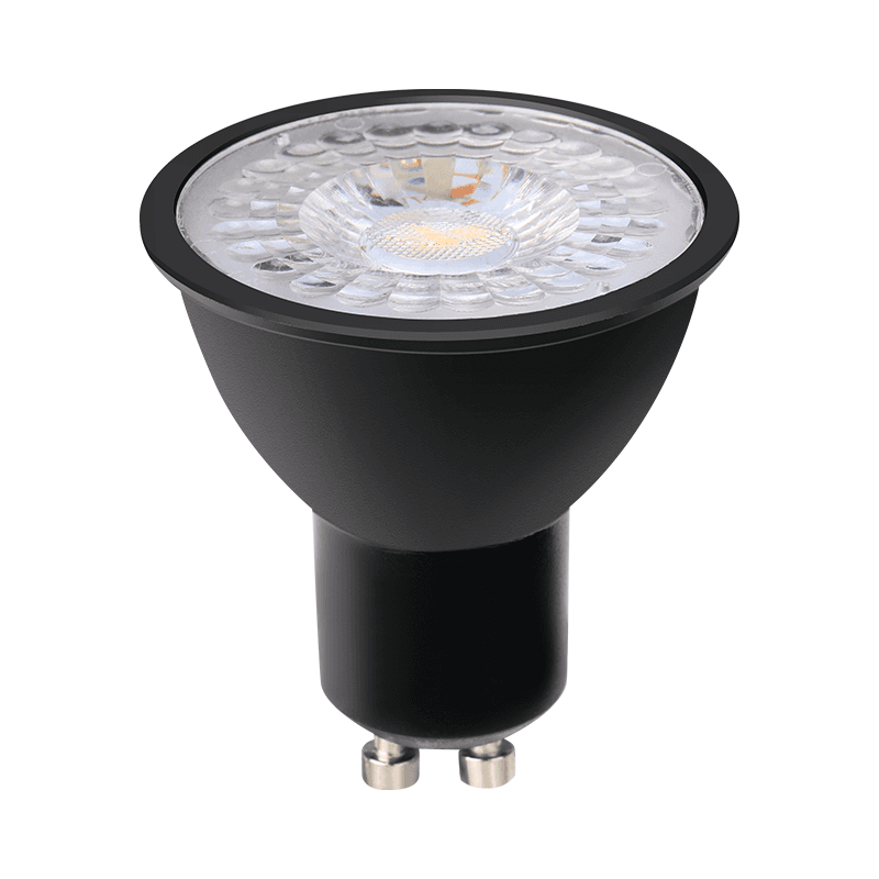 ELP GU10 LED SpotØ56mm | 5W 3000K Zwart 390Lm | 830