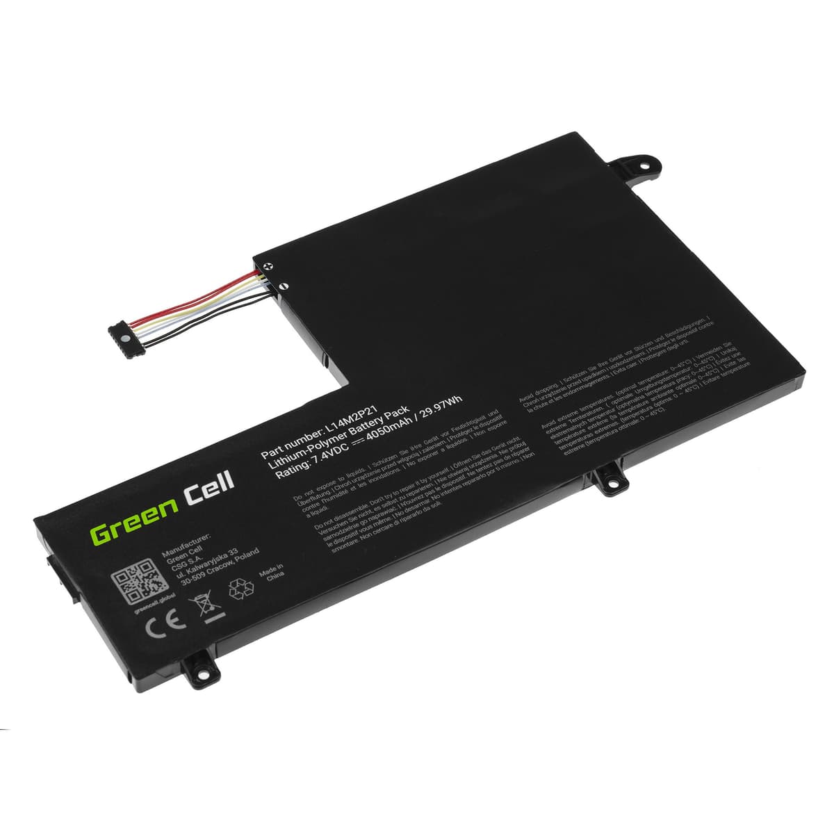 Batterij L14L2P21 L14M2P21 voor de Lenovo Yoga 500-14 500-14IBD 500-14ISK 500-15 500-15IBD 500-15ISK